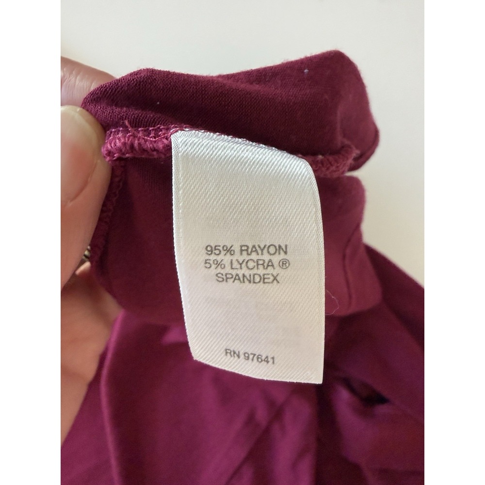 J Jill Wearever Collection Jersey Knit Tunic Top Scoop Neck Relaxed Stretch Lg - Picture 13 of 14